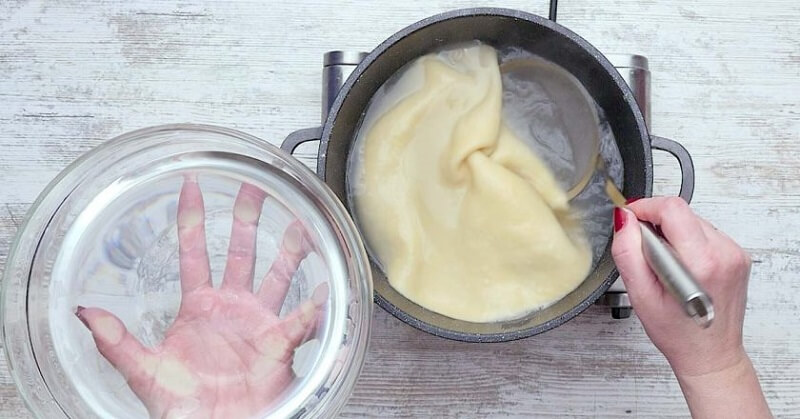 Приготовление - Простой слоеный пирог с сыром сулугуни - Шаг 2