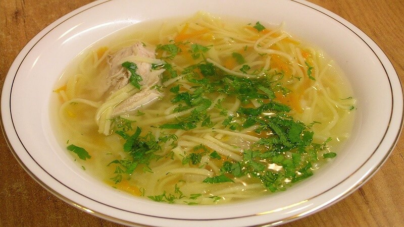 куриный суп с лапшой и овощами рецепт