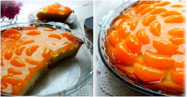 мандариновый тарт рецепт с фото