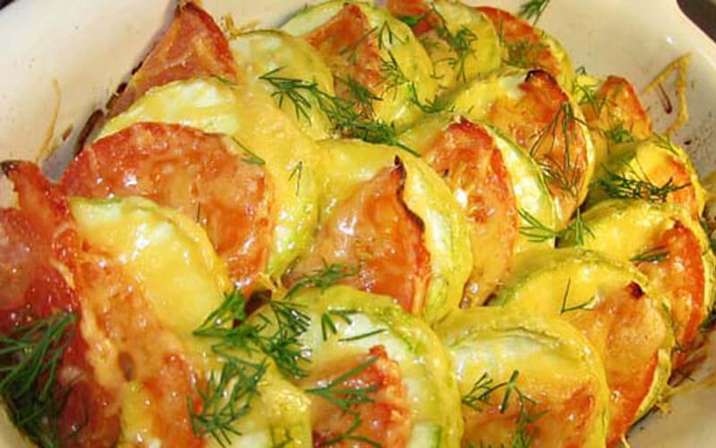 Безумно вкусные кабачки, запеченные с помидорами. Хит сезона!