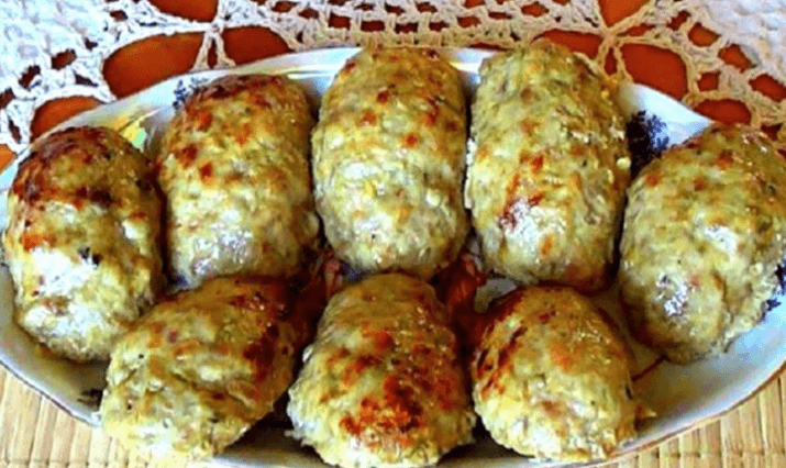 Домашние котлеты из кабачков с фаршем - самый вкусный рецепт! class=