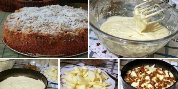 Обалденный яблочный пирог «Домашний» - пирог получается очень вкусный!