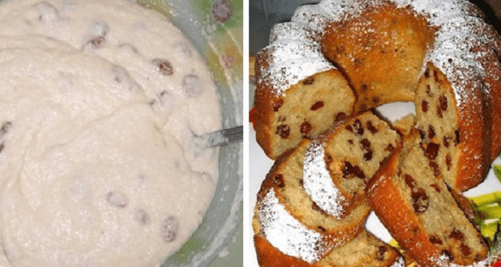 Самый вкусный и пышный ванильный пирог на кефире с изюмом. Проверенный рецепт годами!