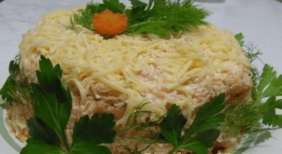 Вкусный и необычный мясной торт - идеальная закуска!