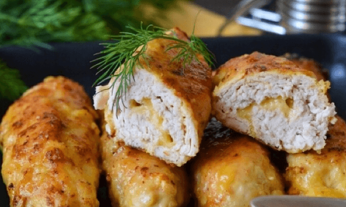 Мясные «пальчики» из куриного филе
