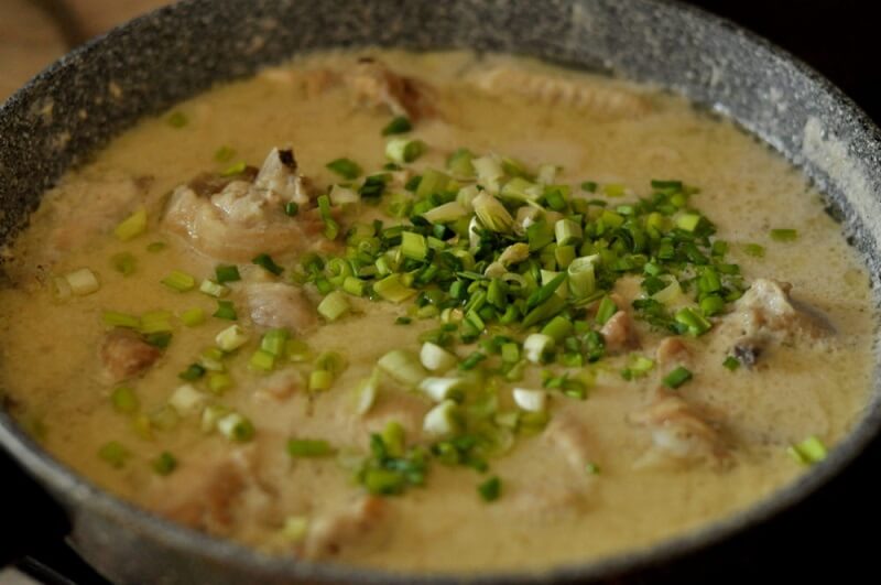 Приготовление - Курица в сметанно-чесночном соусе по-узбекски - Шаг 5