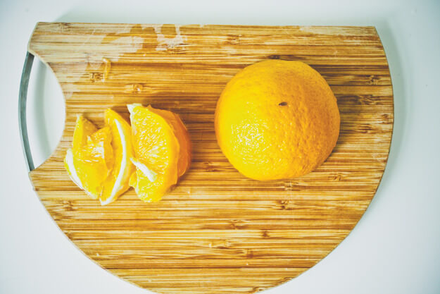 Приготовление - Сочная и нежная говядина с рукколой и апельсинами - Шаг 3