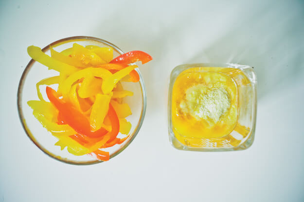 Приготовление - Сочная и нежная говядина с рукколой и апельсинами - Шаг 4