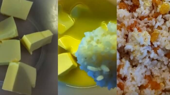 Приготовление - Рецепт приготовления необычного закрытого пирога с рисом и изюмом - Шаг 4