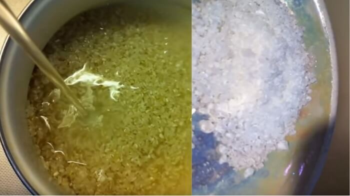 Приготовление - Рецепт приготовления необычного закрытого пирога с рисом и изюмом - Шаг 1
