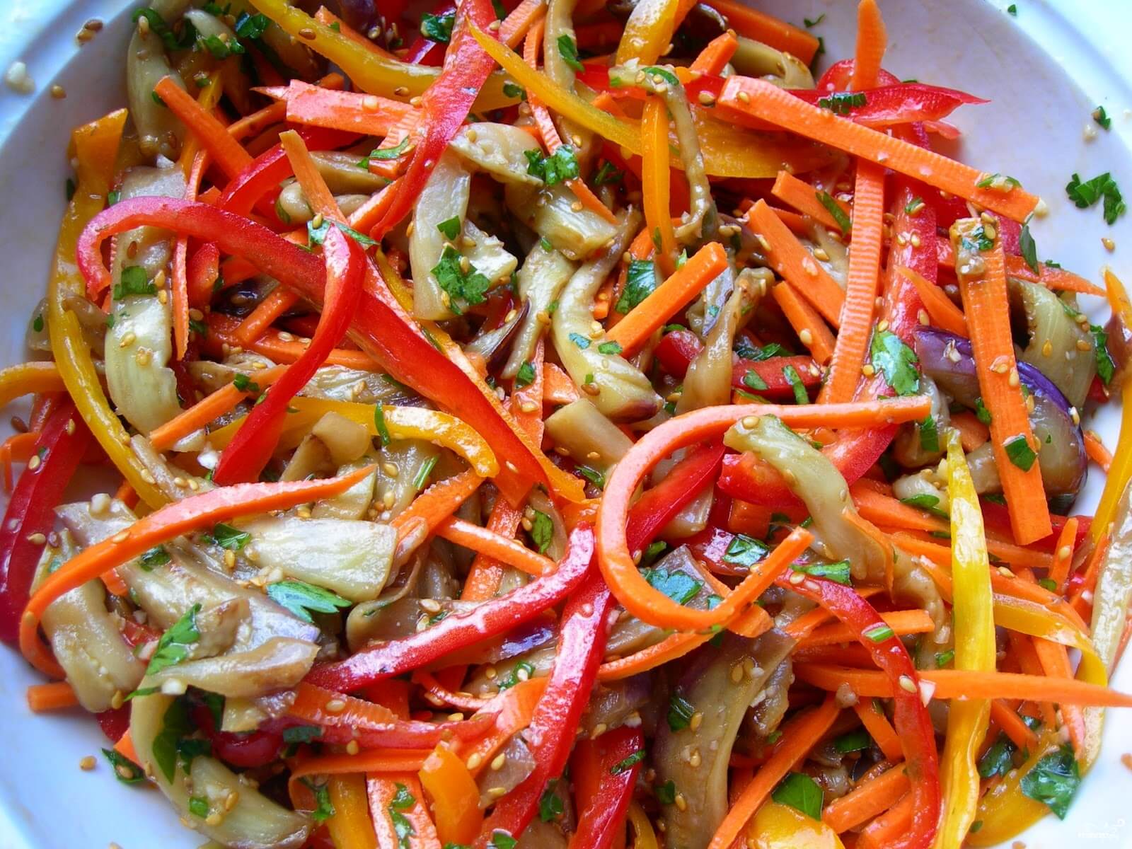 Салат из запечённого перца и белых грибов — пошаговый рецепт приготовления с фото и видео