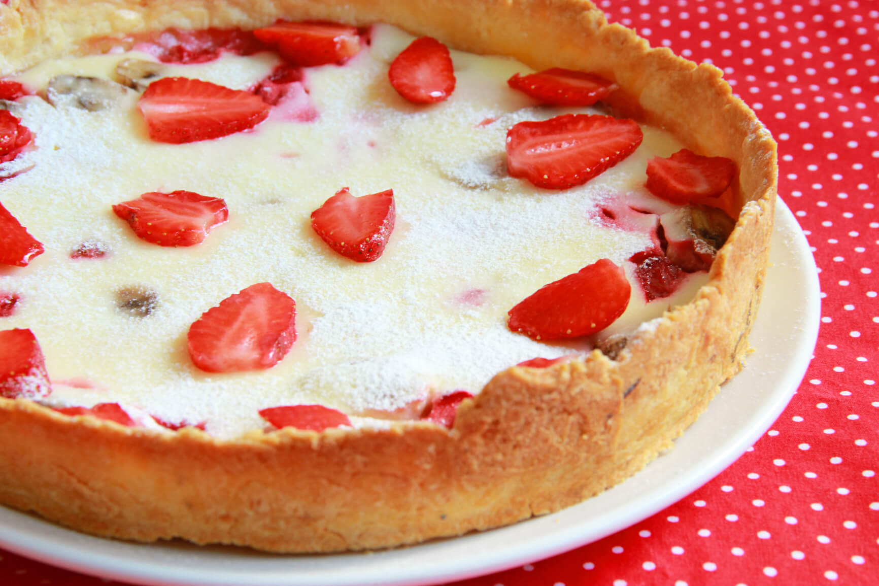 Пирог с клубникой