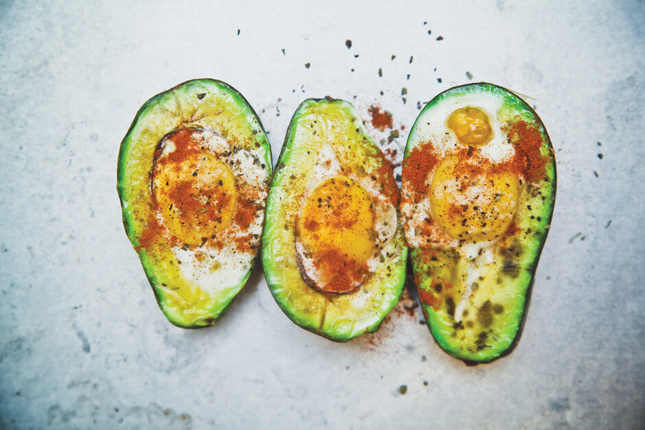 Авокадо запеченное с яйцом. Божественный вкус!