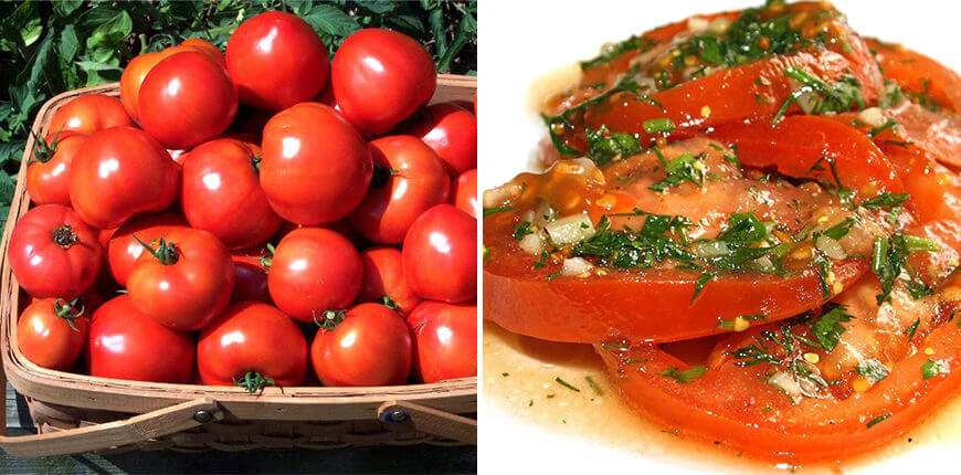 Быстрые маринованные помидоры по-итальянски за полчаса!