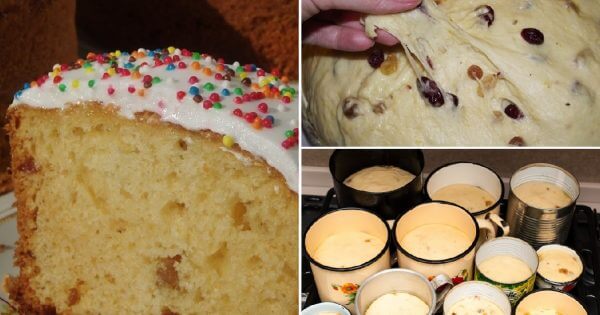 Пасхальный кулич из венского теста