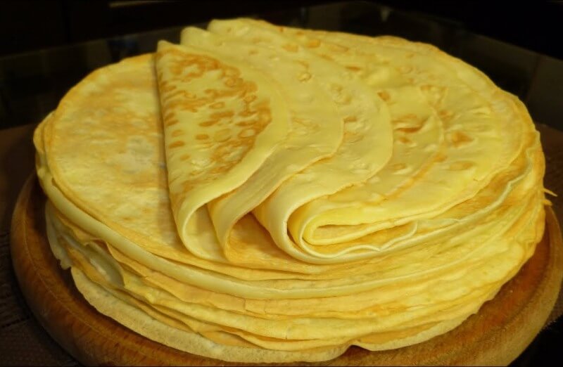 Как приготовить блины на майонезе