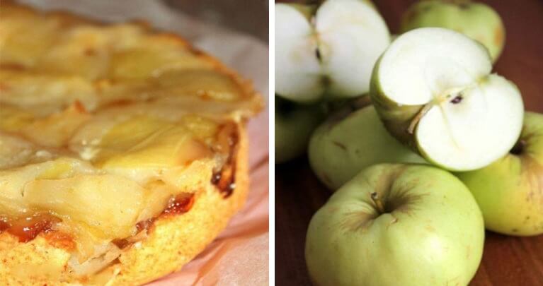 Как приготовить необычный янтарный яблочный пирог