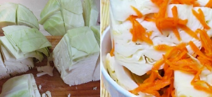 Маринованная капуста самого быстрого приготовления. Закуска получается просто объедение!