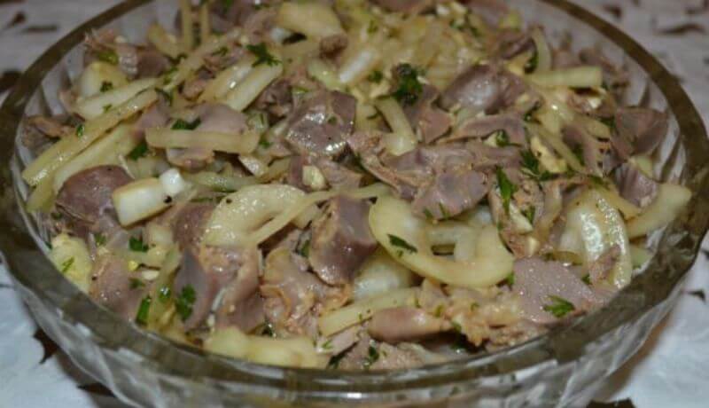 Маринованные куриные желудочки. Невероятно вкусные!