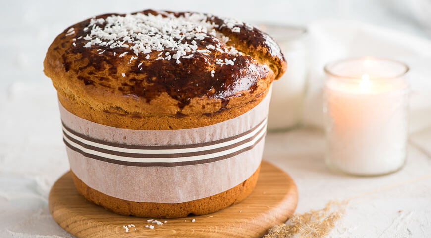 Рецепт заварного кулича на сливочном масле