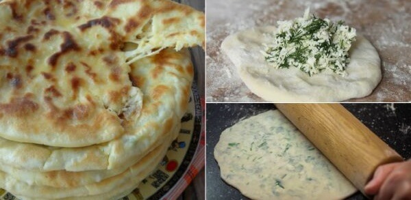 Национальная кухня Северного Кавказа: безумно вкусные хычины с сыром и зеленью!