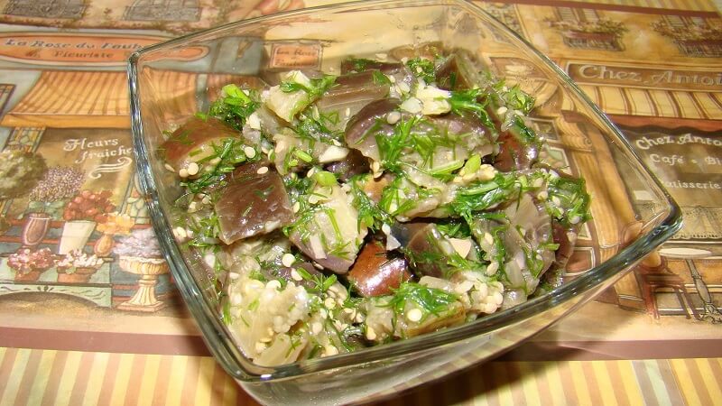 Необыкновенно вкусная закуска из баклажанов
