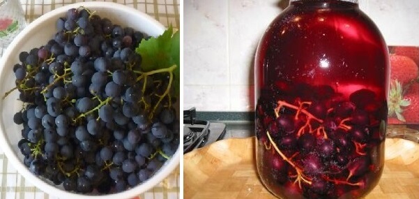 Красивый и вкусный компот из винограда на зиму: пошаговый рецепт