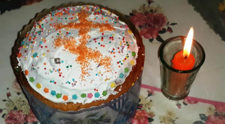 Как приготовить банановый кулич на Пасху