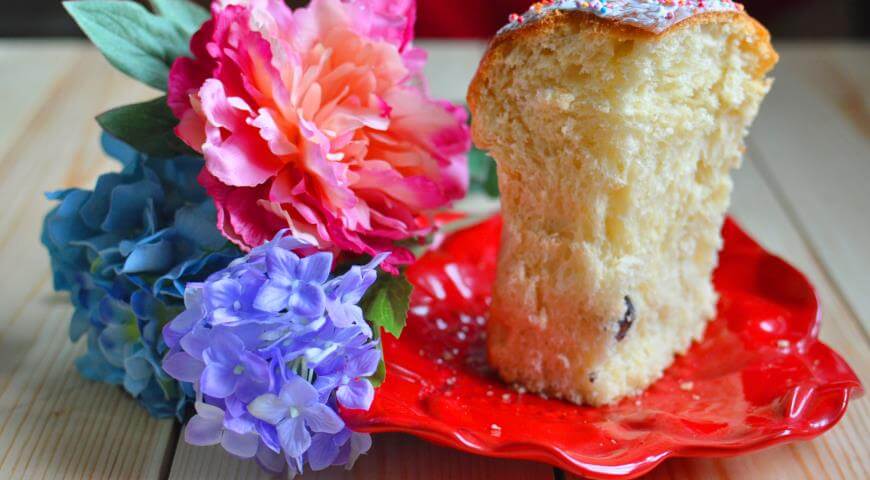 Пасхальный кулич на сгущенке