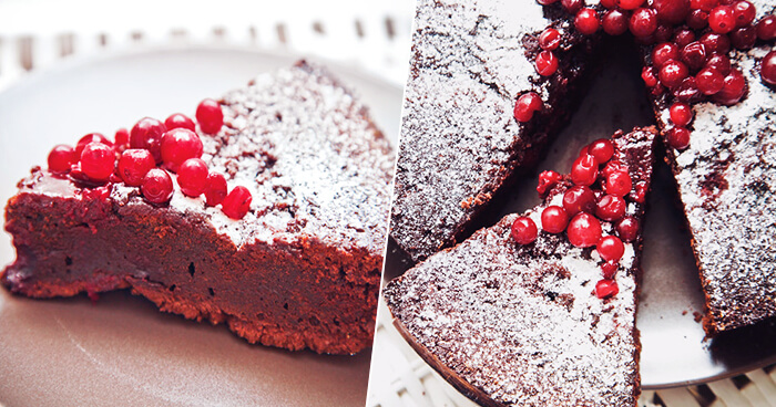 Шоколадный пирог с вишней: простой пошаговый рецепт
