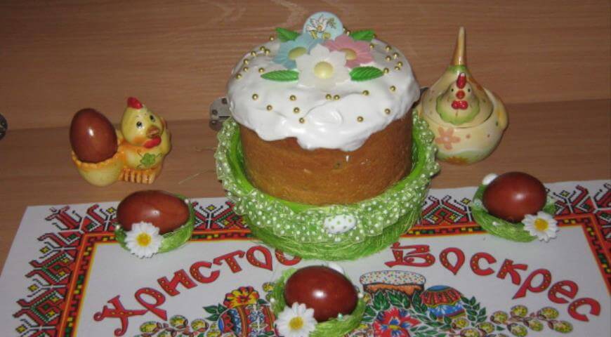 Рецепт пасхального кулича (пасхи) с вяленой клюквой и цедрой апельсина