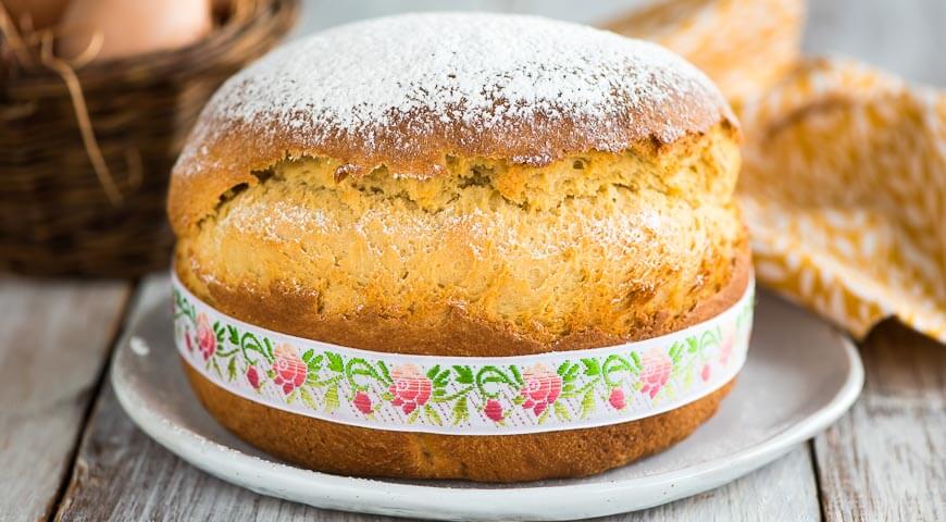 Самый быстрый и простой рецепт пасхального кулича