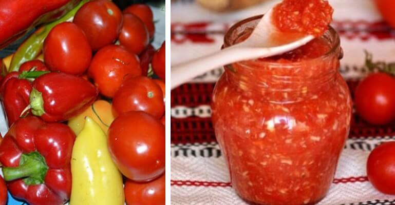 Закрываем консервацию: соус из помидоров и перца на зиму!
