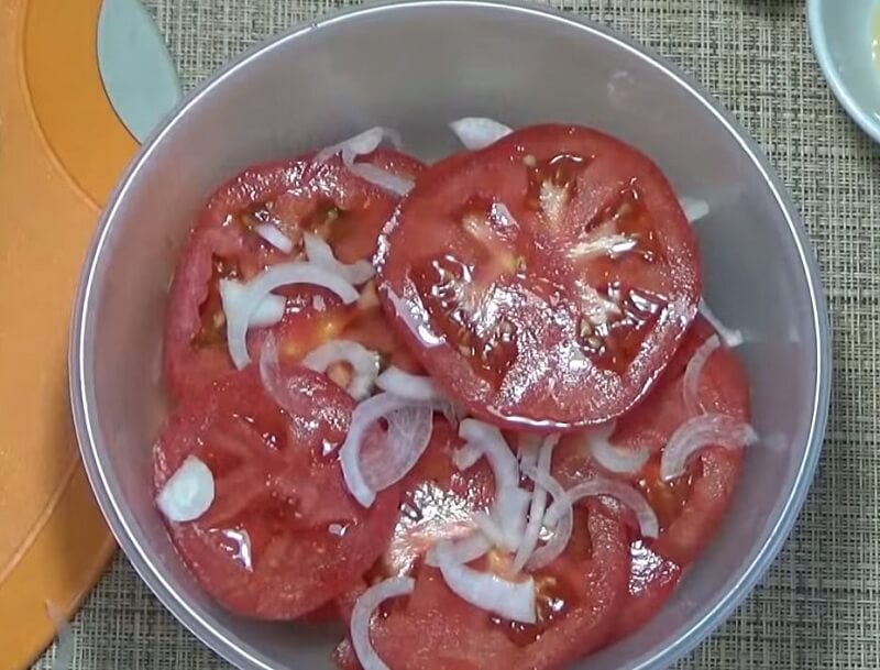 Пикантная закуска из помидоров!