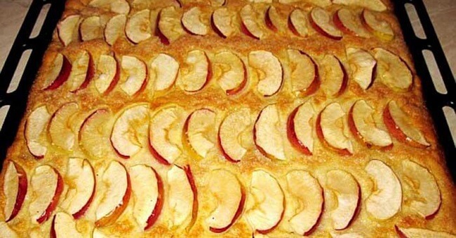 Как приготовить песочный пирог с яблоками