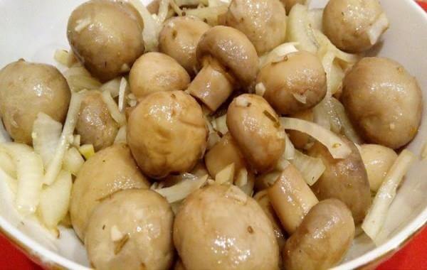 Маринованные грибы (шампиньоны) пошаговый рецепт