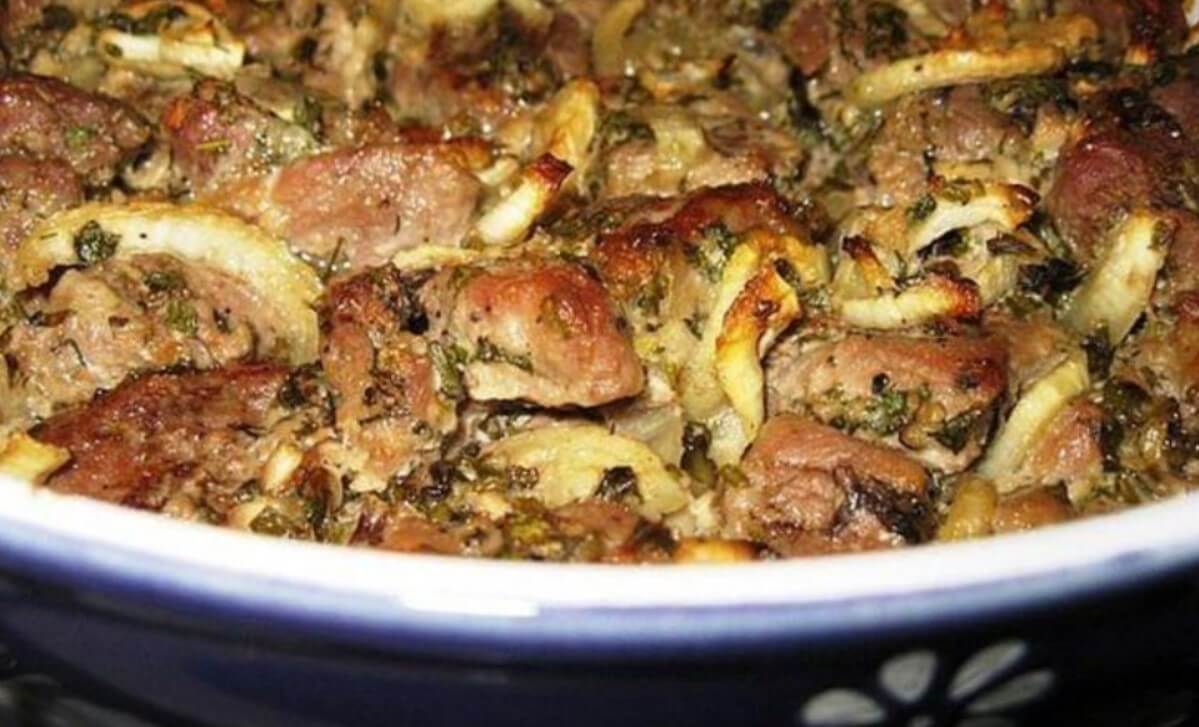 Мясо по-грузински в духовке: пошаговый рецепт
