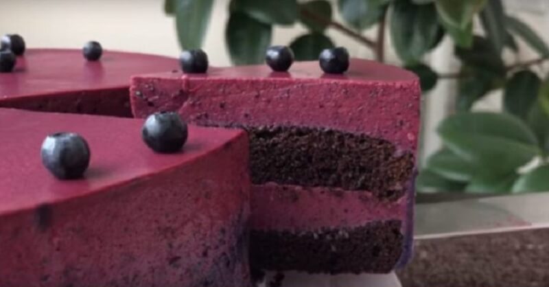 Обалденно вкусный черничный торт «Наслаждение вкусом»