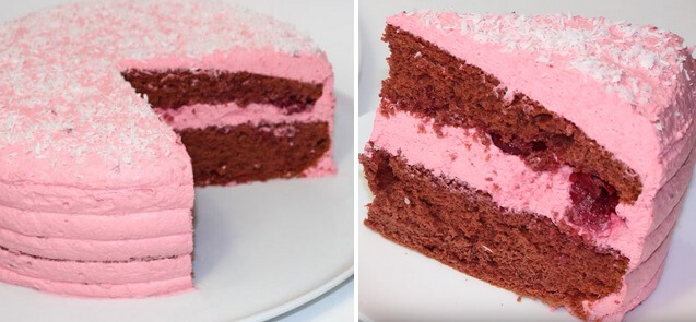 Оригинальный торт «Розовый Фламинго»: пошаговый рецепт приготовления