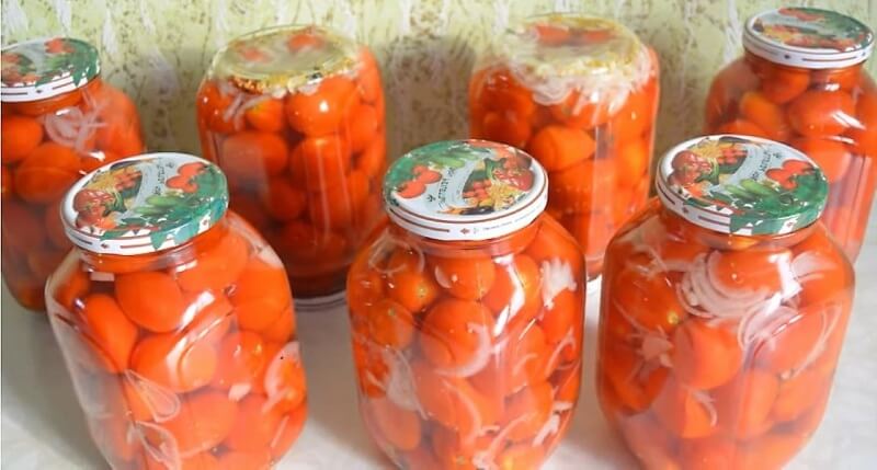 Сладкие помидоры на зиму – пошаговый рецепт приготовления с фото
