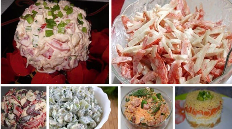 Простые и быстрые рецепты салатов на праздничный стол