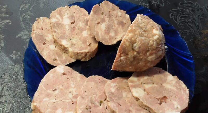 Пошаговый рецепт домашней колбасы из свинины