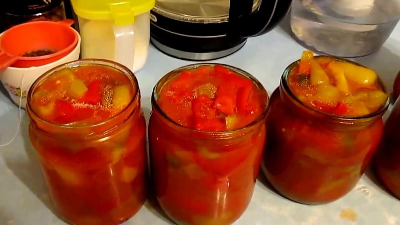 Рецепт на зиму: болгарский перец в томатном соке