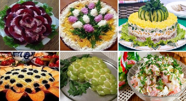 ТОП-10 самых вкусных салатов (лучшие рецепты)