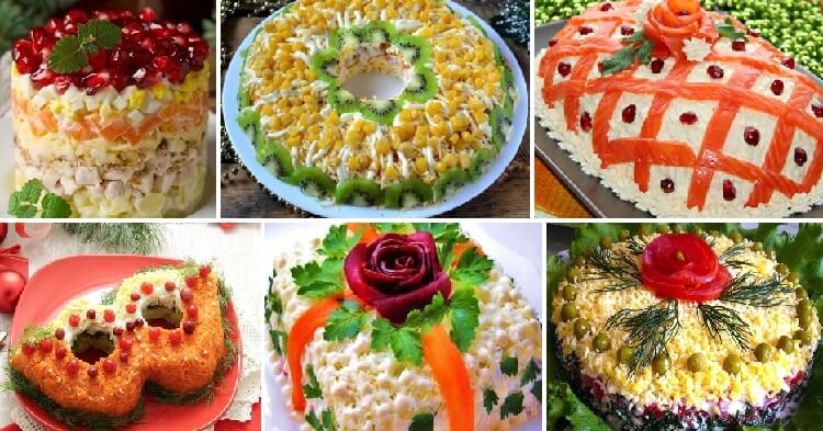 Самые вкусные салаты на Новый 2021 год!