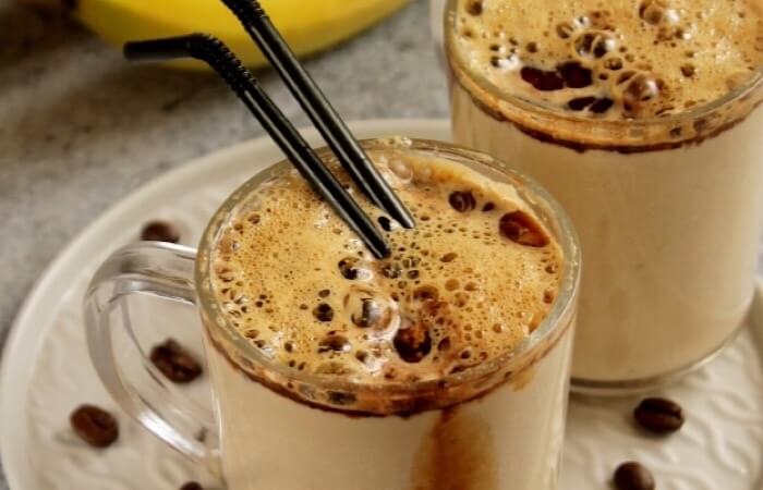Бесподобный творожно-банановый смузи с кофе