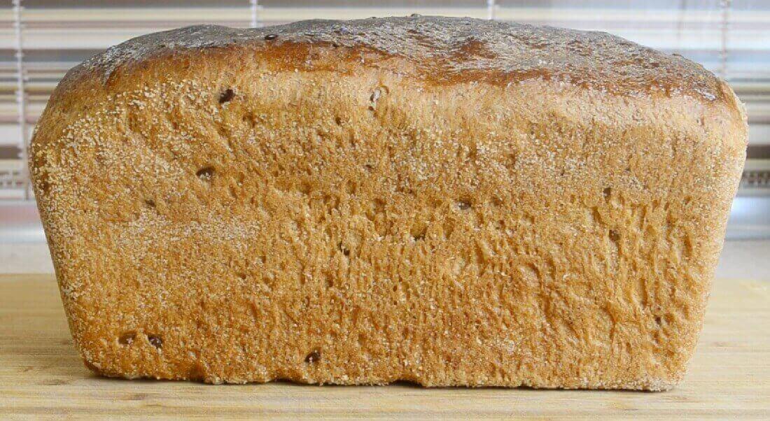Рецепт хлеба из цельнозерновой муки в духовке