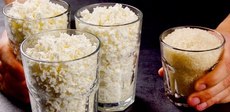 Простой рецепт творожной запеканки с рисом