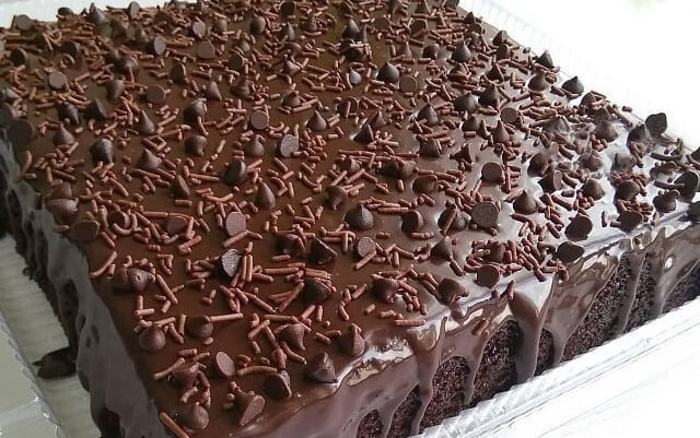 «Мокрый» шоколадный пирог
