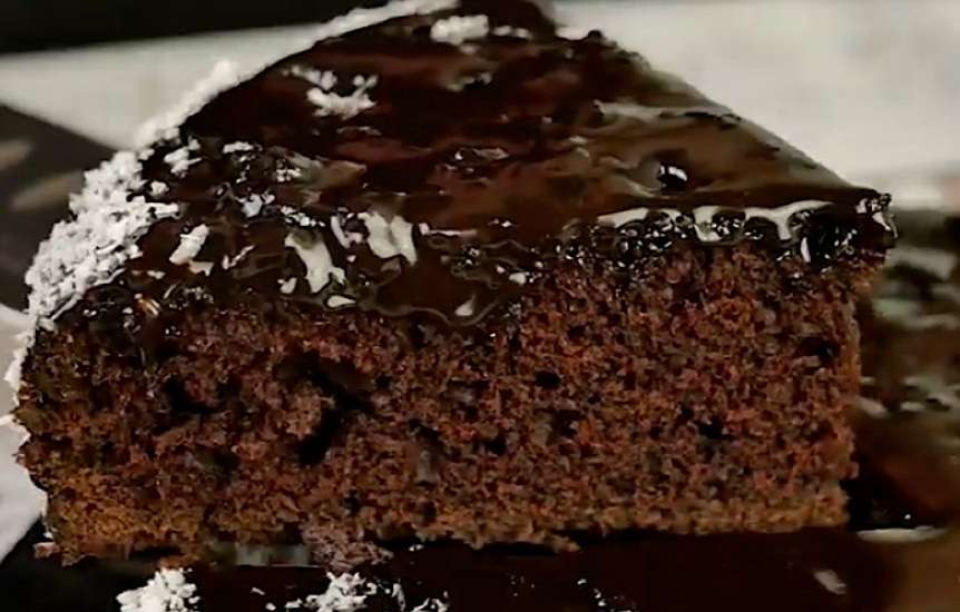 Простой и быстрый шоколадный пирог